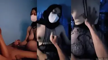 Ngentot Pacar Pakai Lingerie Super Nakal Lumer poster